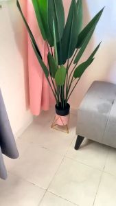 Flower Pot Stand rak pasu bunga Iron Plant Vase Rack Planter Holder Home Decor Plastic Plant Pot