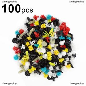[COD] zhangyuqing 100pcs set Universal Mixed Car Various Plastic Fastener Door Push Pin Auto