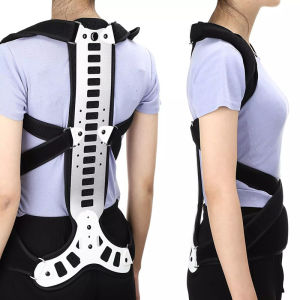High Quality Aluminum Plate Straighten Back Bad Posture Correction Belt Shoulder Waist Lumbar Spinal Support Humpback Orthopedic Straining Pain Relief Correcting Brace