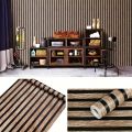 [preferred]BHW Wallpaper Wood Flute Design PVC Waterproof Self Adhesive Wall Decor Stickers. 