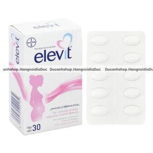 ELEVIT H/30 viên - TPBVSK bổ sung Vitamin và khoáng chất cần thiết hỗ trợ thai kỳ khoẻ mạnh