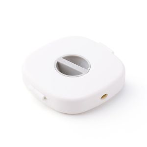 JESJELIU Nhỏ gọn Bộ tổ chức cáp Có thể xoay 2 trong 1 Quản lý cáp Bền bỉ Tròn Giá đỡ điện thoại Lưu trữ cáp dữ liệu