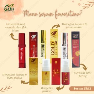 SR12 ANTI BOPENG VARIAN SERUM GUH LIGHTENING/GOLD/ACNE/KRASNY/REVITALIZING GERAI UMMU HIJAZ GUH