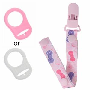Boho Pacifier Holders 6 Colors Teethers Baby Binkies Clips for Boys Grils Teething Strap with Holder Clip