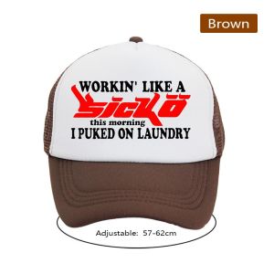 Topi Trucker Hat Jaring Vintage Polos Trucker Caps Topi Keren - IAN CONNOR SICKO