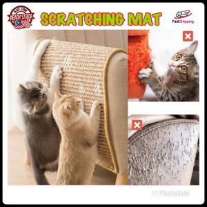 Sisal Cat Scratcher Mat Cat Pet Scratching Mat Board Cat Tikar Penggaruk Kucing Murah Lapik Tikar Kucing Murah Sangkar Kucing Cooling Mat Mattress Blanket Cat Selimut Kucing
