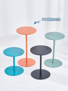 Nordic Style Dining Table Wrought Iron Small Coffee Table Negotiation Small Round Table Outdoor Milk Tea Shop Coffee Table Bar Table And Chairs