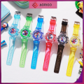 Cartoon Kids LED Light Watch Children's Colorful Watch Spiderman Iron Man Watch Elsa Frozen Watch. 