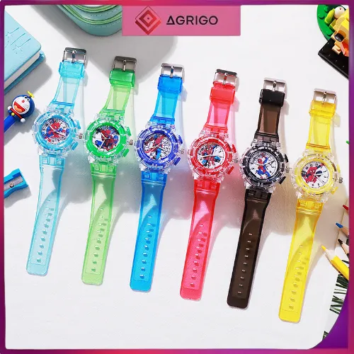 Cartoon%20Kids%20LED%20Light%20Watch%20Children's%20Colorful%20Watch%20Spiderman%20Iron%20Man%20Watch%20Elsa%20Frozen%20Watch%20-%20Image%202