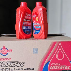 ( PAKET 1 DUS 24 BTL ) OLI FEDERAL ULTRATEC 20W-50 0.8 LITER.GARANSI UANG KEMBALI APA BILA TIDAK SESUAI DI VIDEO/FOTO