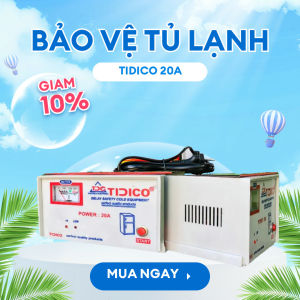 Rơ-le Bảo Vệ Tủ Lạnh TiDiCo – Chống Sốc Điện Bảo Vệ Máy Nén Hiệu Quả