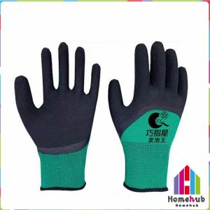Homehub Comfort Grip Glove Rubber Protective Gloves Cut Resistance Gloves Work Gloves