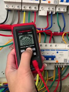 HT123 Smart Mini Digital Multimeter 600V Auto Range Multimeter AC DC Voltage Resistance Continuity M【24 hours Delivery】COD