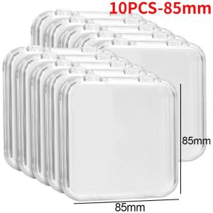 10/1ชิ้นกล่องจัดเก็บเครื่องประดับเล็บใสสี่เหลี่ยมแบบพกพากล่องใส่อะคริลิคอเนกประสงค์สร้อยข้อมือแหวนต่างหูกล่องใส่ของติดเล็บ