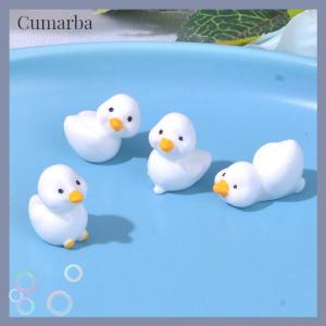 [Cumarba] ของตกแต่งบ้านตุ๊กตาเรซินเป็ดเป็ดสีเหลืองขนาดเล็กน่ารักสำหรับตกแต่งบ้านตุ๊กตางานฝีมือ