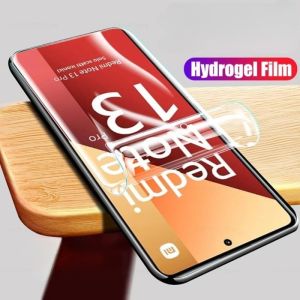 HYDROGEL CLEAR LAYAR BENING FRONT REDMI NOTE 13 PRO PLUS NOTE 13 PRO NOTE 13 PRO 5G NOTE 13 NOTE 13 5G ANTI GORES PLASTIK PELINDUNG LAYAR +