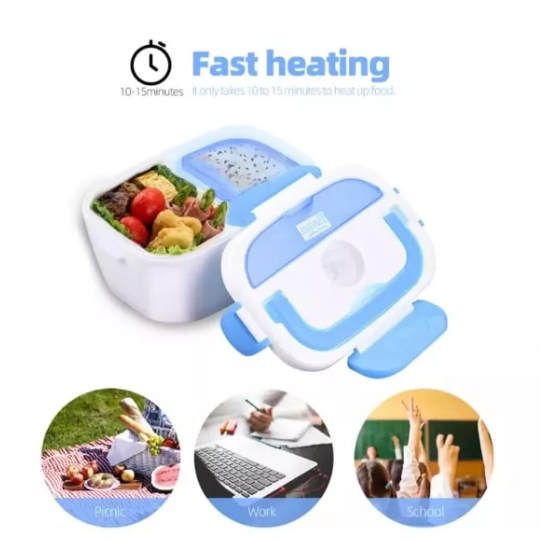 STIRLING PRIME 2in1 Portable Electric Lunch Box Heater Stainless Steel