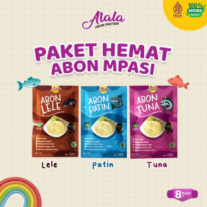 Alala Abon Mpasi Bayi Abon Sapi Ayam Salmon - Abon Anak No Msg