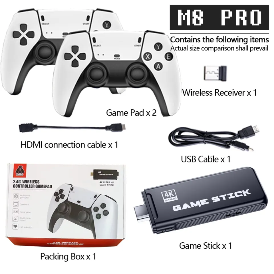 Xiaomi NEW HD Video Game Console 64G Built-in 10000+ Games Retro handheld  Game Stick Dual Wireless Controller GamePad PS1/GBA Kid Xmas Gift Christmas  Gift ideas for kids | Lazada PH