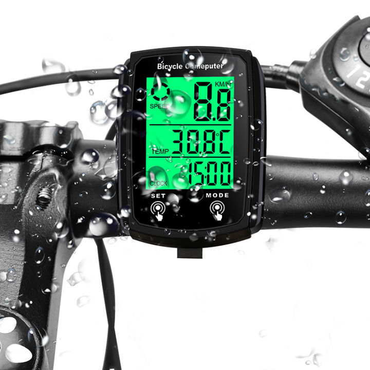 【Majia2】 Touch screen bicycle wired stopwatch Speedometer odometer ...