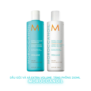 Moroccanoil Dầu Gội & Dầu Xả Extra Volume 1L - Làm Sạch Nuôi Dưỡng Tăng Phồng Tóc Mềm Mượt - Dành Cho Tóc Mảnh Và Sức Sống Yếu