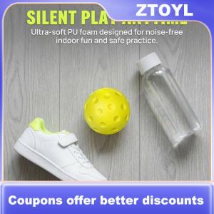 【ZTOYL】 Im Lặng Pickleball Trong Nhà PU Bọt Bóng Mềm Soundless Thực Hành Bóng Cho Nhà Giải Trí Đào Tạo Trò Chơi 1/3Pcs