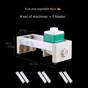 SSGP Boutique Recommended Lemon Slicer 1-15 Adjustable Slicers Thickness Fruit Vegetable Slicing Machine Commercial Save Labor