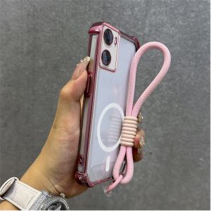 เคสสำหรับ OPPO A57 2022 4g oppo a77s 5G A77 5G เคสศัพท์ เคสนิ่มซิลิโคนกันกระแทก ดีไซน์ใหม่สวยงาม แม่เหล็กไร้สายพร้อมสายคล้อง SJSTBSWX01