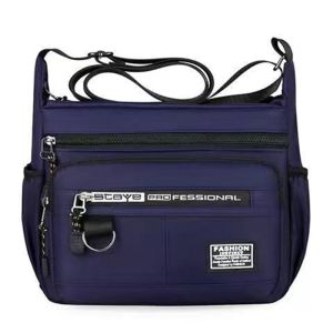 HEFEI Chống nước Túi Đưa Thư Đeo Vai Đeo Chéo Nhiều túi Túi đựng đồ Cổ điển Nylon Túi đeo vai nam Ngoài trời