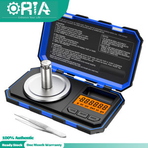 ORIA Milligram Scale 0.001g/50g Professional Pocket Scale Digita Jewelry Scale Electronic Smart Scale with 50g Calibration Weight LCD Display Units Tare