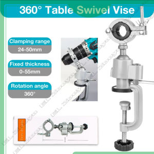 Diskon!! Stand Dudukan Clamp Mesin Bor / Gerinda / Grinder 360°