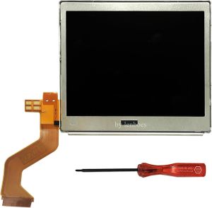 Original Top Upper LCD Screen Display Replacement for Nintendo DS Lite DSL NDSL with Opening Tool