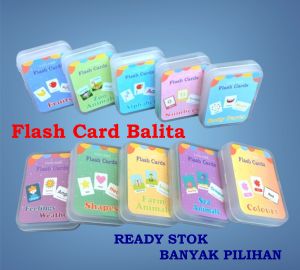 Kartu pintar Balita Flashcard Flash Card Balita Murah Bahasa Inggris Kartu Edukasi Belajar Paud