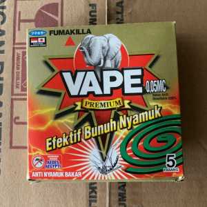 Fumakilla Obat Nyamuk Bakar Tidak Berasap Sedikit Isi 5 Pasang Ampuh Membuh Nyamuk - Obat Nyamuk Jumbo