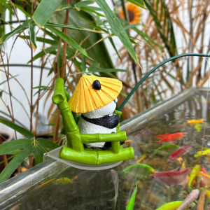 LEI รูปปั้นปลาแพนด้าสำหรับตกแต่งกลางแจ้งรูปปั้นปลาแพนด้าสำหรับสวนในสวน