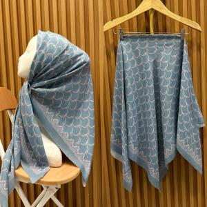 HIJAB SEGI EMPAT MOTIF / JILBAB MOTIF VOAL ABTRAK / KERUDUNG MOTIF TERBARU 2023