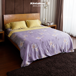 BEGLANCE Bamboo Silk Duvet Cover Set 180x200 Tinggi 40cm Seprai King Premium - Varian Motif