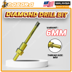 Nasara Diamond Core Drill Bit Hole Saw Brazed M10 50mm Diamond Beveling Chamfer Bit Glass Tile Ceramic Mata Penebuk