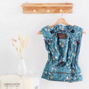 Cuddle Me Levana Carrier Winter Forest Tosca | SSC Ergonomis Gendongan Bayi Newborn 3 -17kg Cuddleme