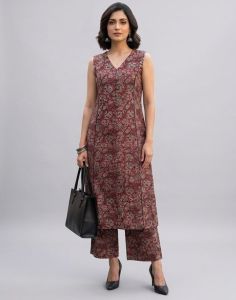 DEBAYU Nayo Sleeveless Cotton Co Ord Set Ethnic Style Size XS to XL Malaysia