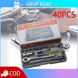 Kunci Sok Lebih Mudah Dengan Kunci Pas 40 Pcs - Wrench Set 1/4 Bolting Socket Berkualitas Tinggi Yang Tepat