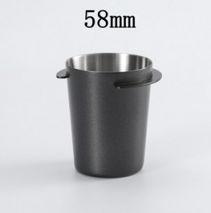 Coffee Dosing Cup Espresso kopi Portafilter grinder Stainless Steel Durable Cangkir Takar Bubuk Kopi 51/58mm