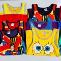 New Sando For Boy and Girl Cartoon Characters 6 to 12 yrs old Assorted 1 pc. 