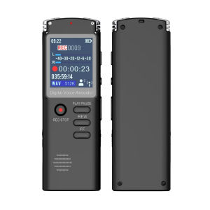 Digital Voice Recorder 64G Voice Activated Recorder with Playback - Upgraded Small Tape Recorder for Lectures Meetings Interviews Mini Audio Recorder USB Charge MP3