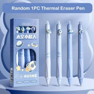 JUVIAAL 1PC Thermal Eraser Pen 0.5mm Neutral Pen Aesthetic Cartoon Erasable Gel Pen for School Office