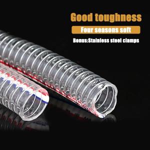 High Pressure Steel Wire Hose Flexible Transparent Pumping Steel Wire Hose