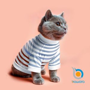 baju kucing kelinci anjing monyet aksesoris hewan lengan panjang wawoye baju kucing anjing model salur free custom nama