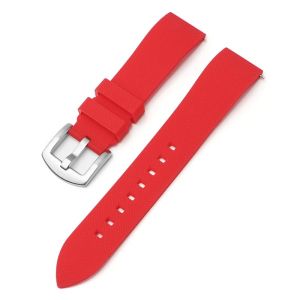 Zhangeer Dây đeo đồng hồ cao su chất lượng cao thông dụng tháo nhanh 20mm 22mm cho Seiko dây đeo đồng hồ chất liệu silicone thích hợp với hoạt động thể thao chống nước bạc bằng thép không gỉ phụ kiện đồng hồ khóa cài màu đen kèm dụng cụ