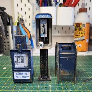 FFBH VintageMetal Mailbox 1:12 Suitable for Home Office Decor Use feng shui 5B8Q6