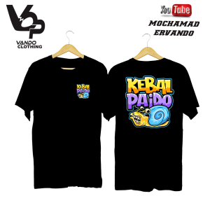 Vando Baju Kaos Oblong Pria Kebal Paido Kata Kata Keren Pria Wanita Kekinian
